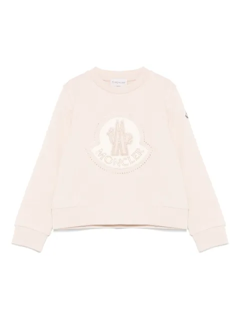 Moncler Enfant logo-patch sweatshirt