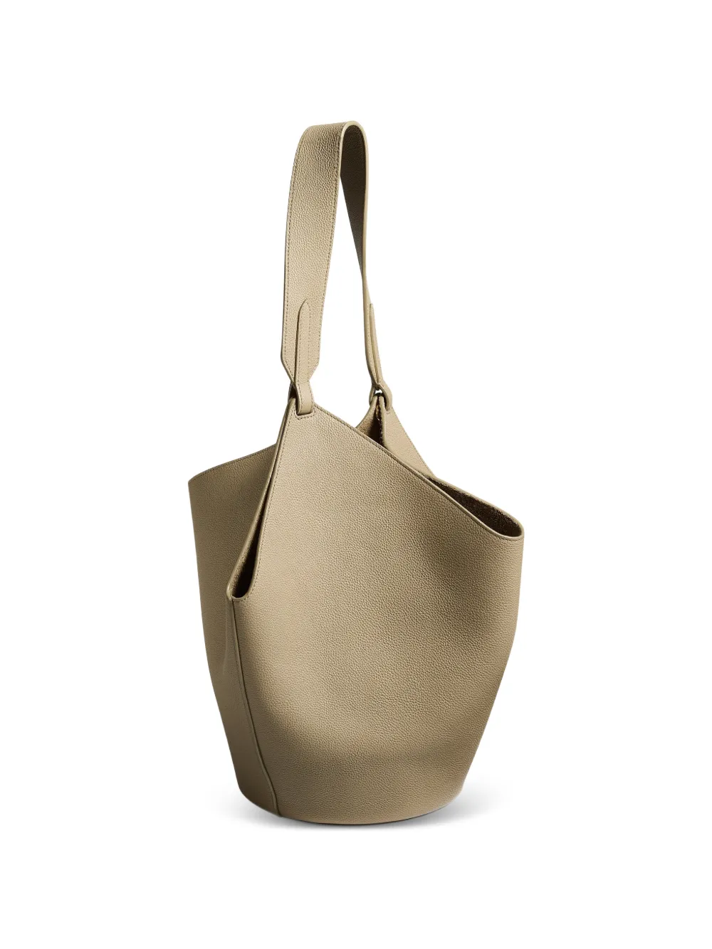 KHAITE Kleine Lotus shopper Grijs
