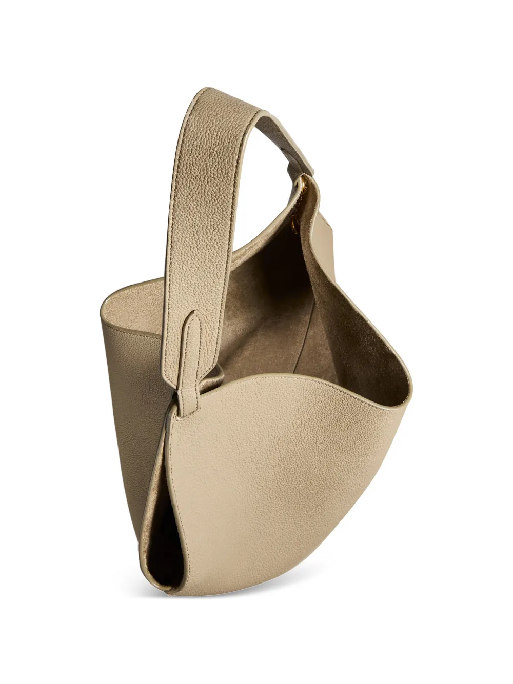 KHAITE Kleine Lotus shopper Grijs