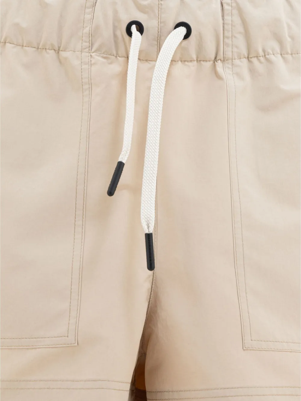 Moncler Grenoble Shorts met logo-applicatie Beige