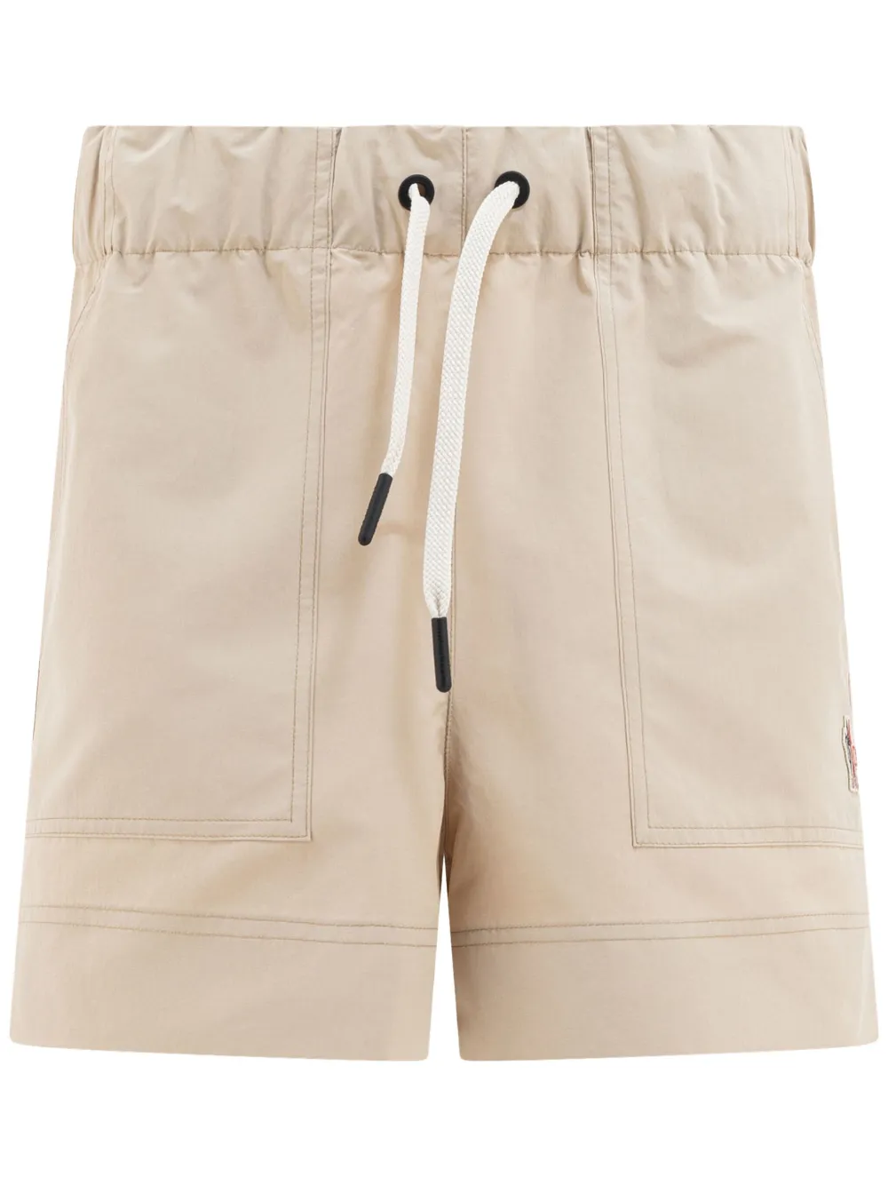 Moncler Grenoble logo-appliqué shorts | Neutrals | Image 1