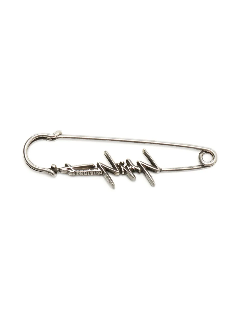 Yohji Yamamoto logo-plaque brooch | Image 2