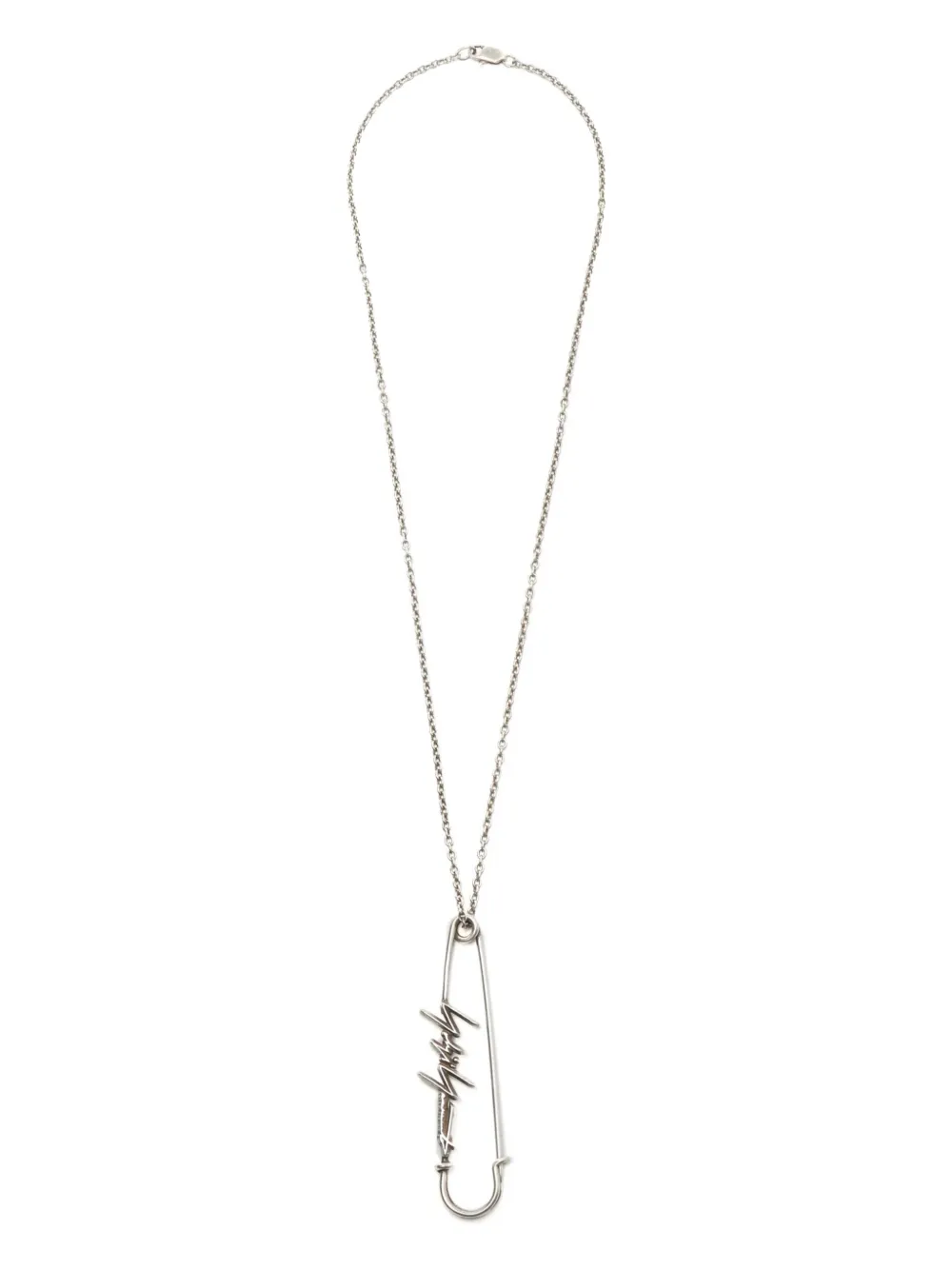Yohji Yamamoto logo-pendant necklace | Silver | Image 1