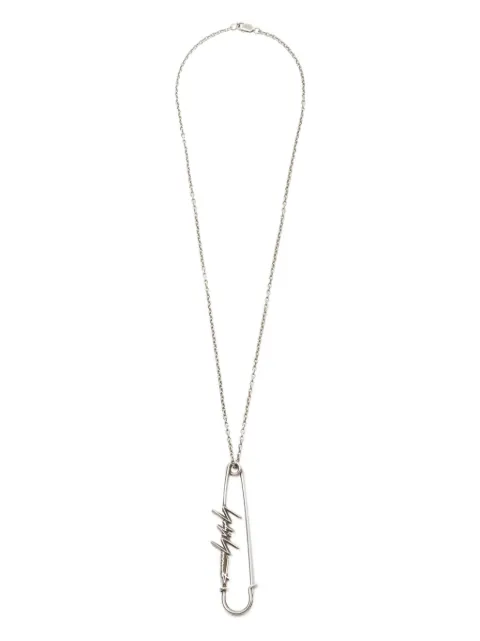 Yohji Yamamoto logo-pendant necklace