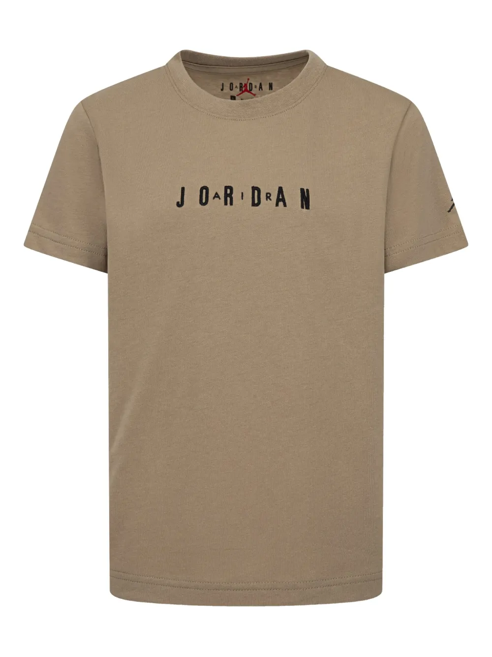 Jordan Kids T-shirt met geborduurd logo Beige