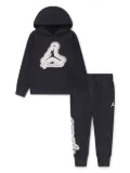 Jordan Kids logo-print tracksuit - Black