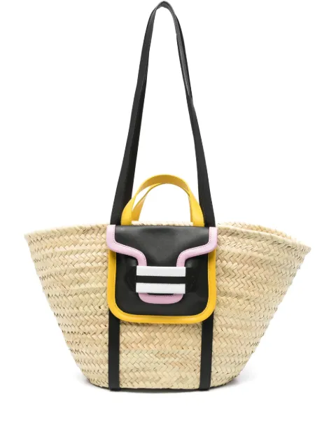 Pierre Hardy raffia bucket bag