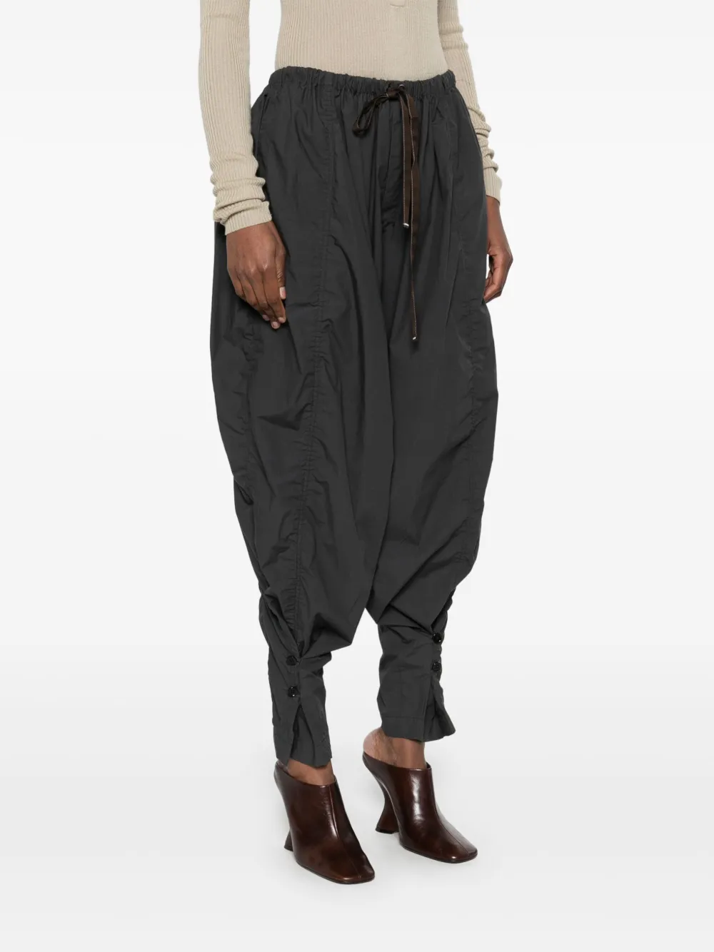 Lemaire Gray Parachute Lounge Pants In Grey