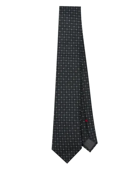 Brunello Cucinelli corbata con motivo en jacquard