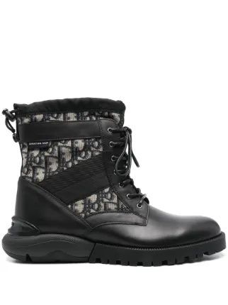 Combat Boots Dior Botas Christian Dior 2023 D-Major Combat Boots Black KCI675SCR_S52X