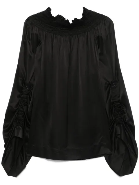 Saint Laurent Pre-Owned robe courte à épaules dénudées