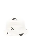 Mini Rodini Note sun hat - White