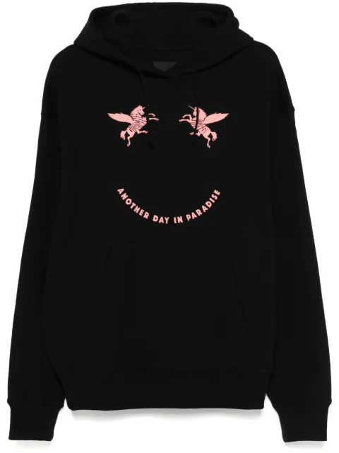 Givenchy Fleece-Hoodie mit Einhorn-Stickerei