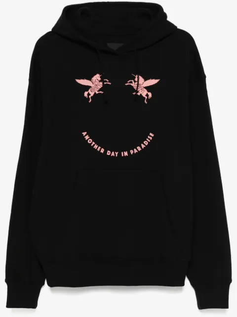 Givenchy hættetrøje i fleece med enhjørning-broderi