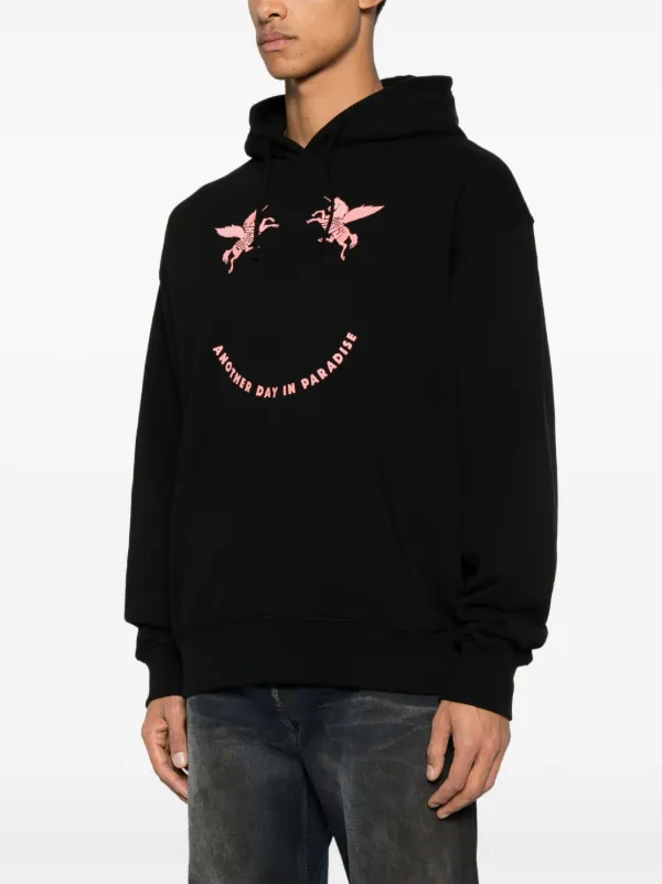 パーカー・フーディ GIVENCHY HOODIE WITH UNICORNS Givenchy unicorns-embroidered Fleece Hoodie | Black | FARFETCH