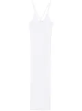 Iceberg ribbed midi dress - White