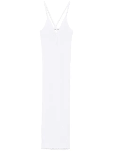 Iceberg vestido midi tejido de canalé