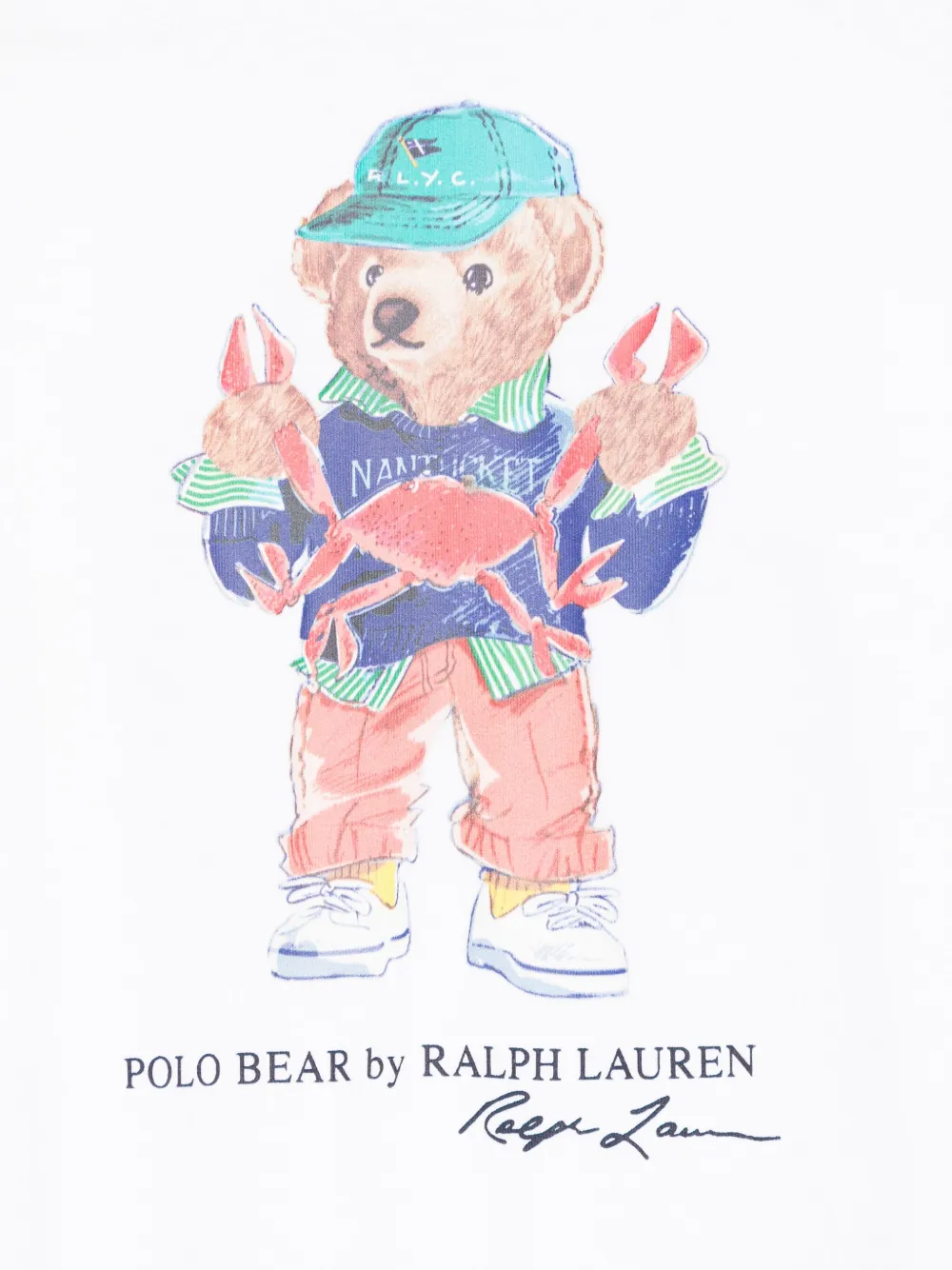 POLO RALPH LAUREN KIDS T-shirt met print Wit