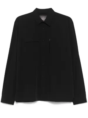 Homme Plissé Issey Miyake プリーツ シャツ | ブラック | FARFETCH JP