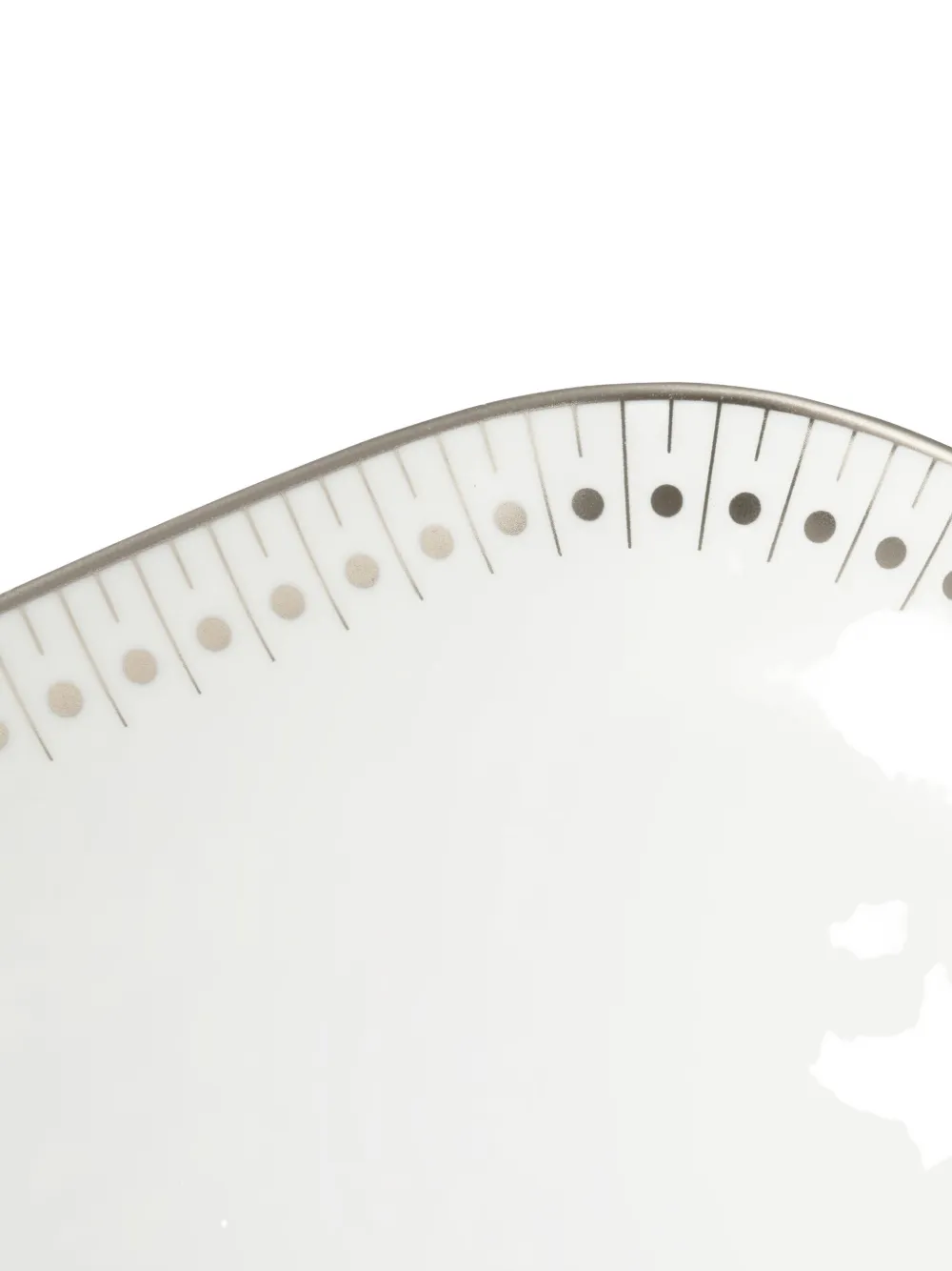 Christofle Malmaison Impériale Details Plate (37cm X 16cm) In White