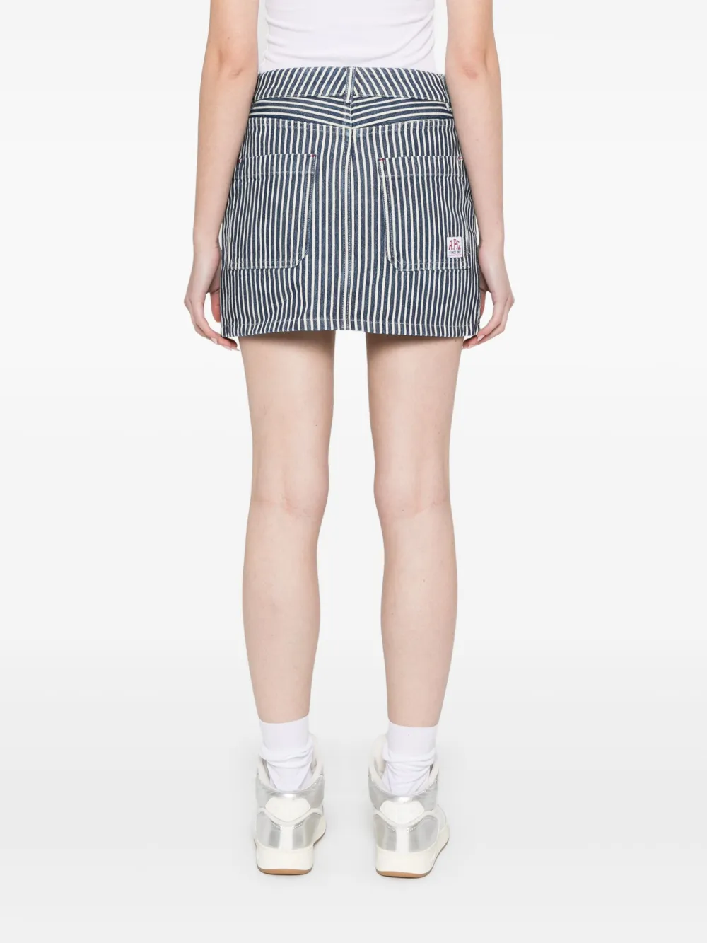 A.P.C. Elga mini-rok Blauw