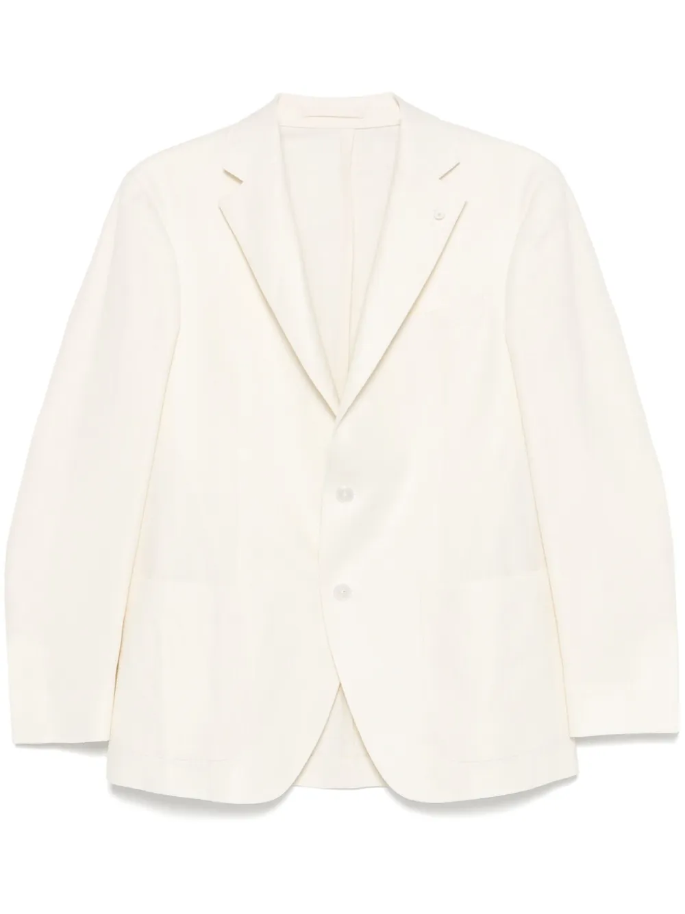 LUIGI BIANCHI MANTOVA herringbone blazer | Neutrals | Image 1