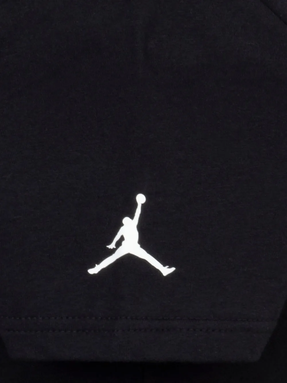 Jordan Kids T-shirt met logoprint Zwart