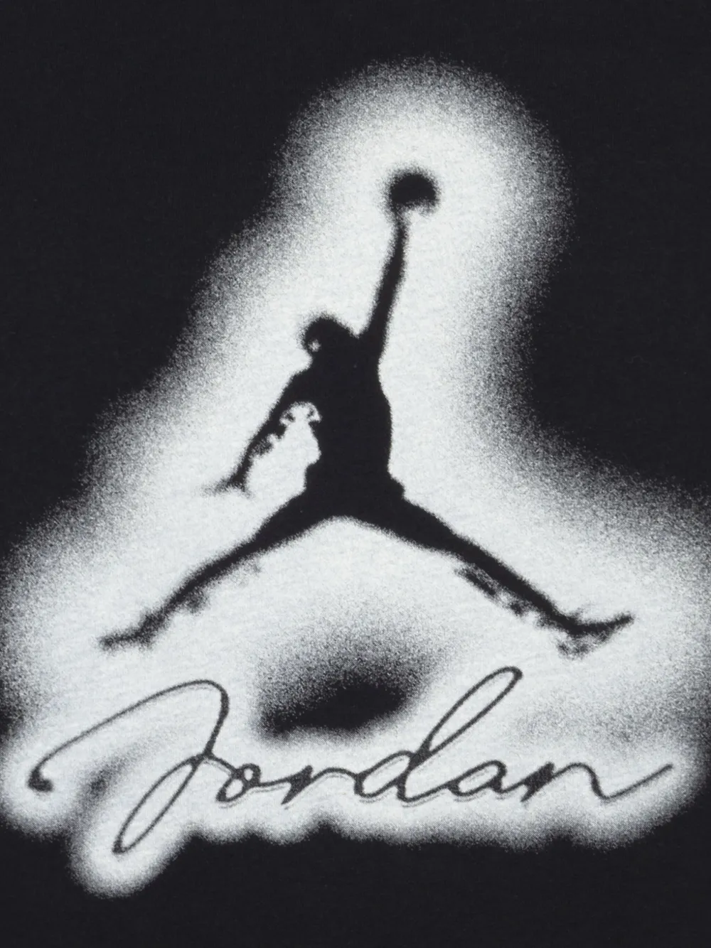 Jordan Kids T-shirt met logoprint Zwart