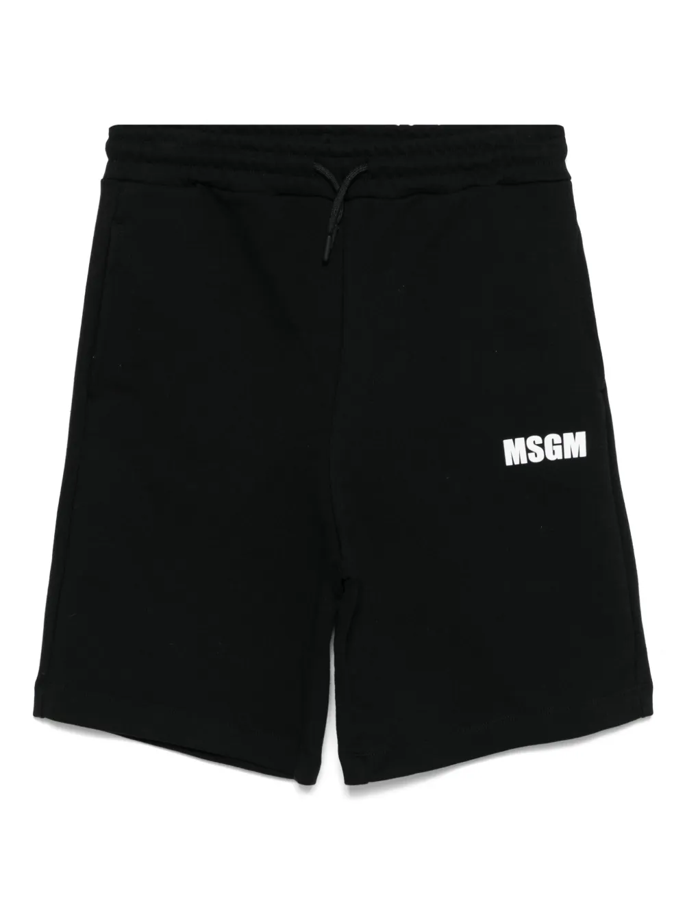 MSGM Kids Shorts met logoprint Zwart