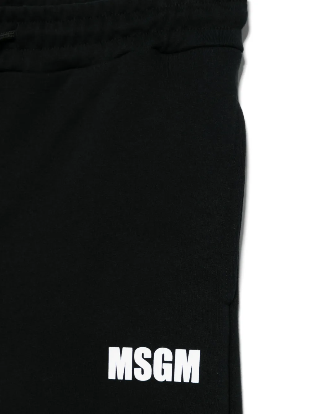 MSGM Kids Shorts met logoprint Zwart