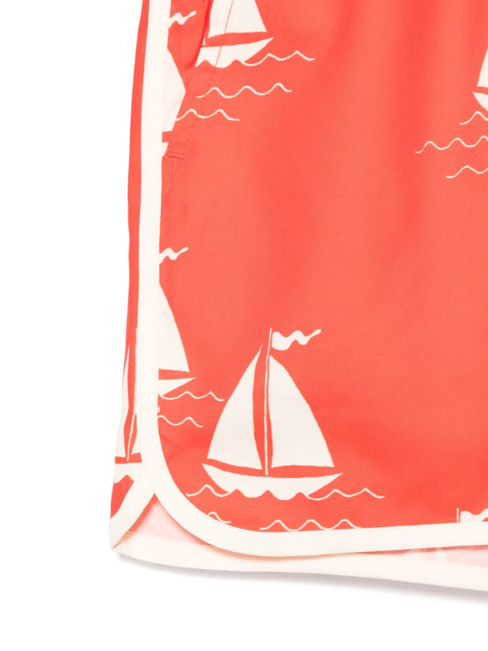 Mini Rodini Sailing Boats zwembroek - Rood