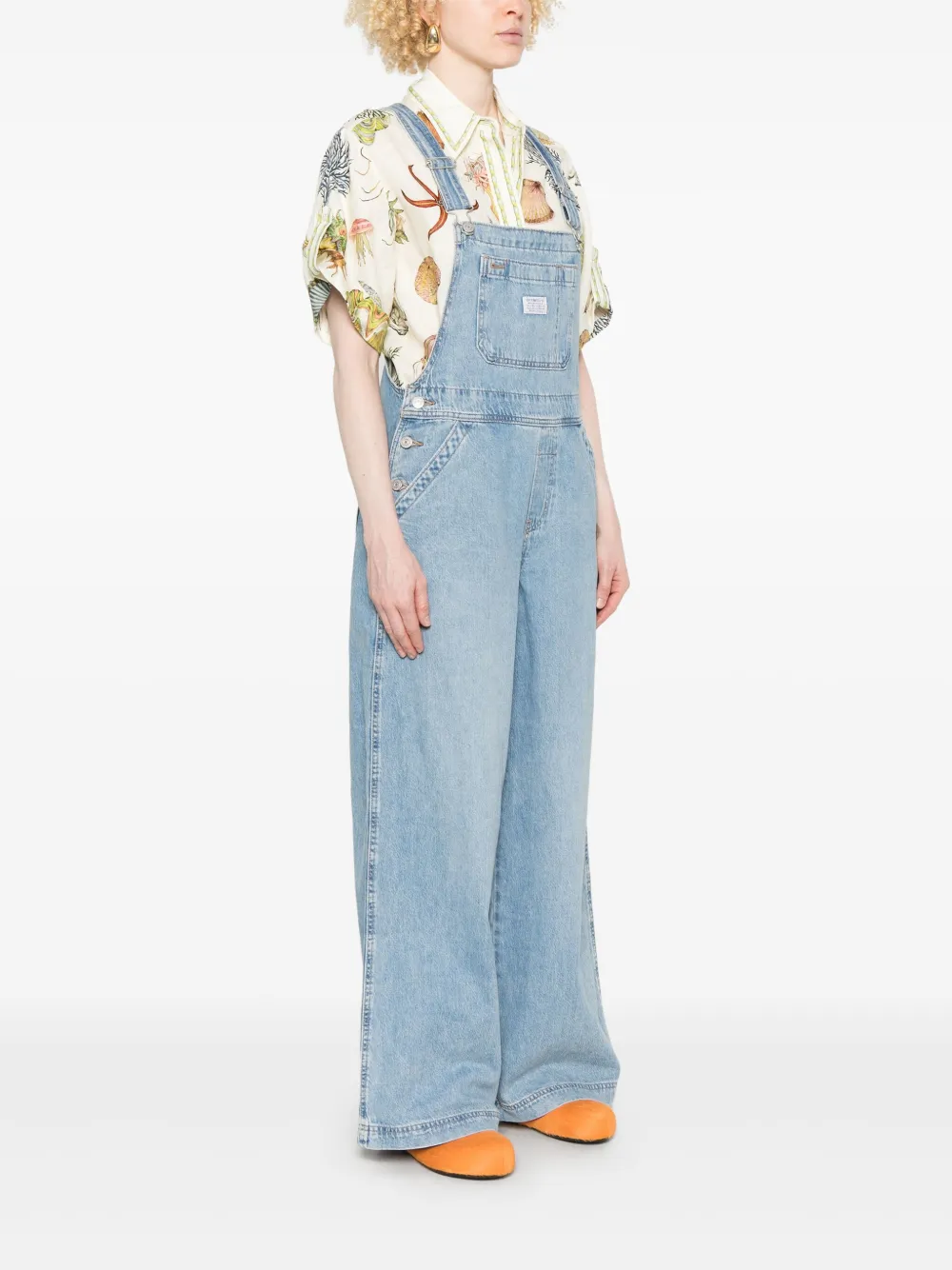 Levi's Blue Vintage Denim Overalls In Blue