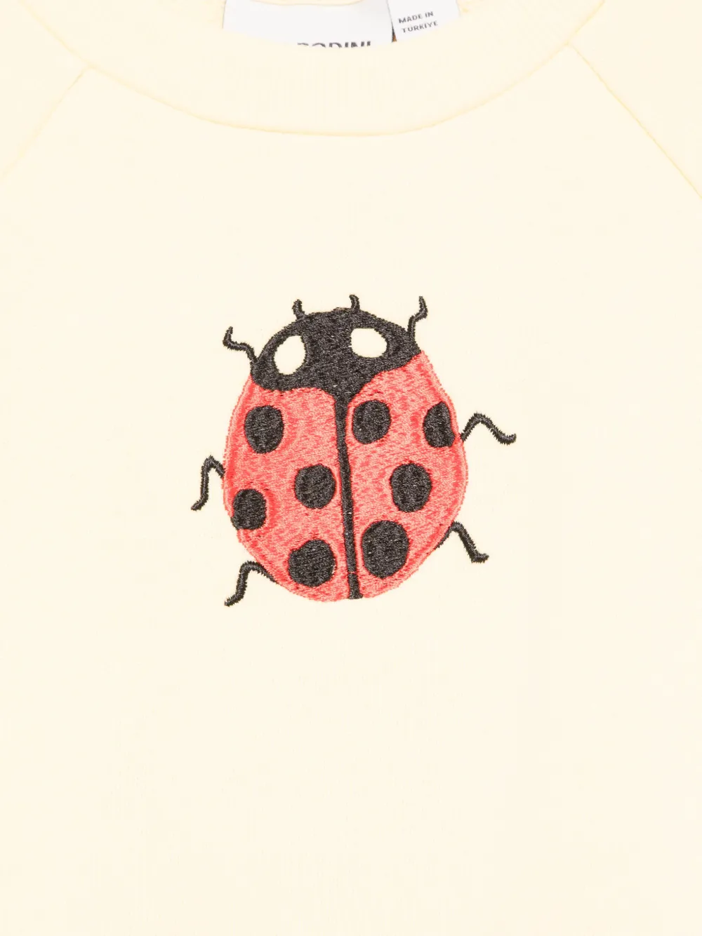 Mini Rodini Ladybugs sweater Geel