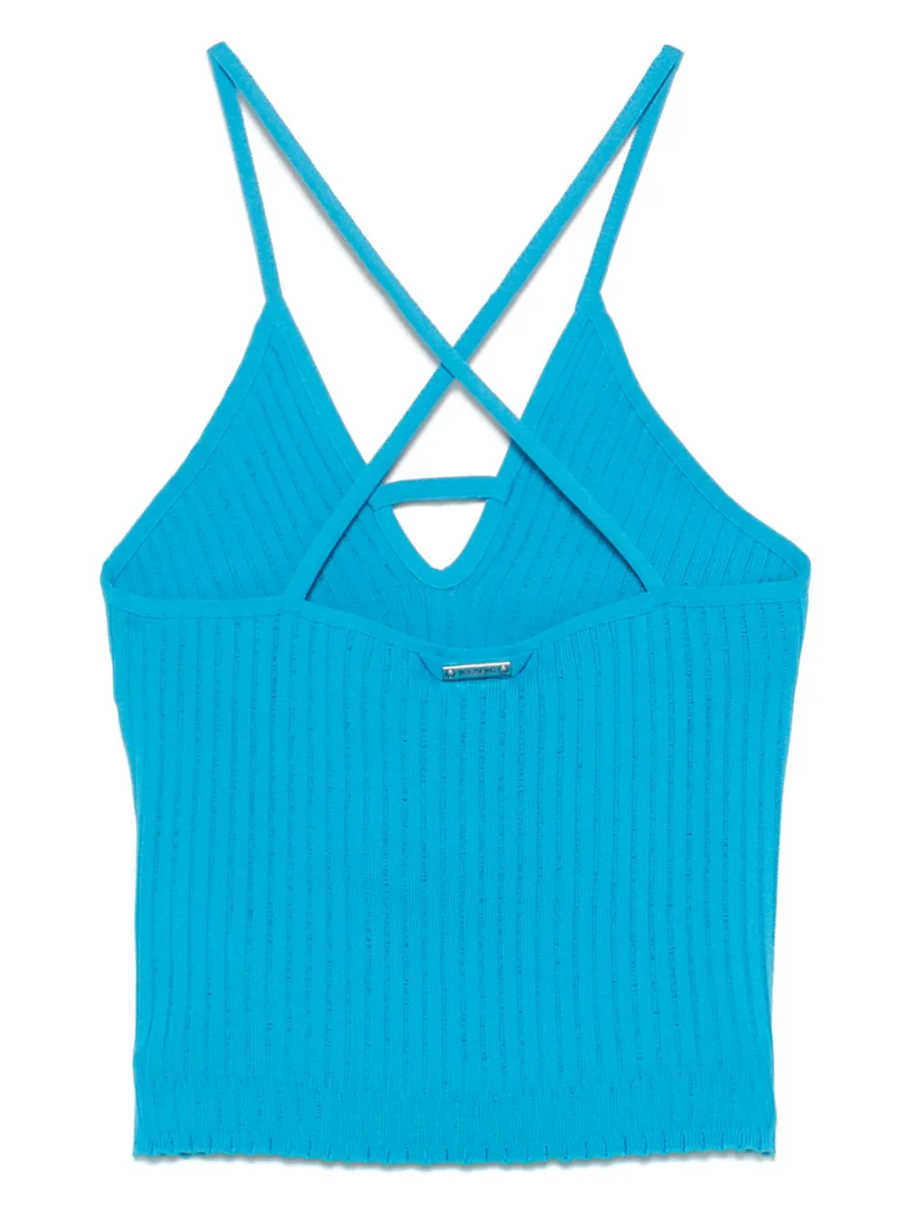 Iceberg Geribbelde top - Blauw