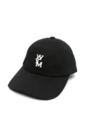 Wooyoungmi logo-embroidered cap - Black