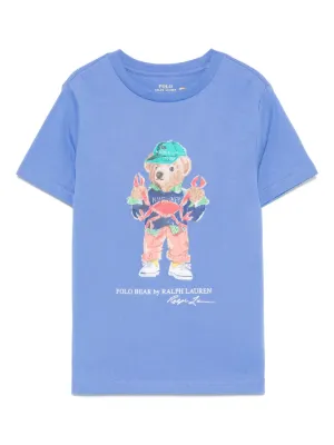 POLO RALPH LAUREN KIDS ポロベア Tシャツ | グリーン | FARFETCH JP