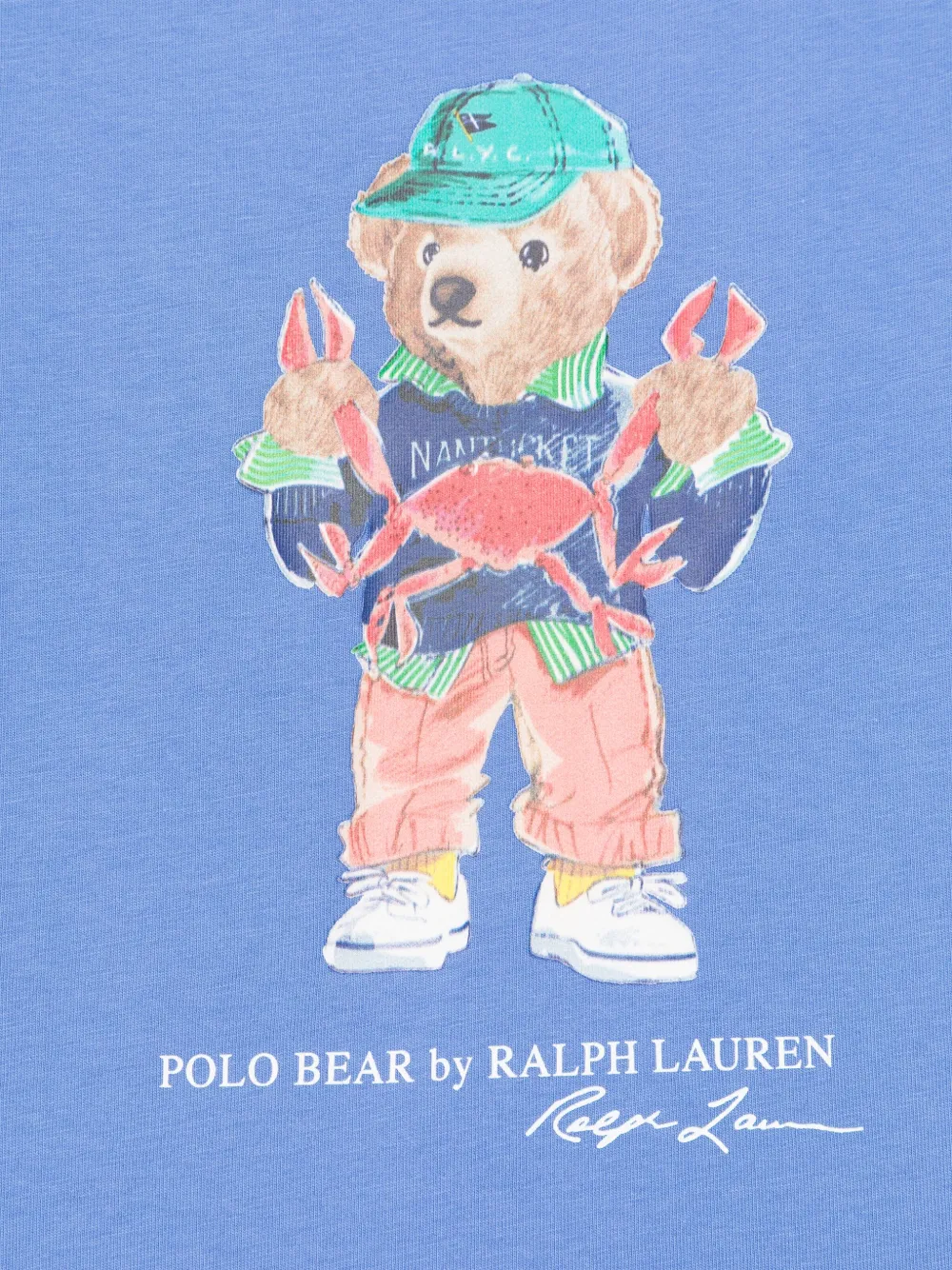 POLO RALPH LAUREN KIDS T-shirt met print Blauw