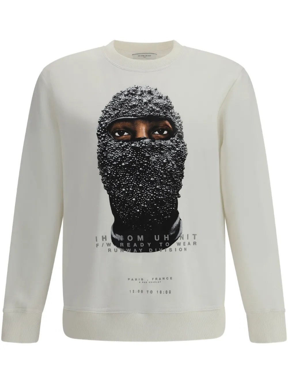 Ih Nom Uh Nit sweat à imprimé graphique | tons neutres | Image 1