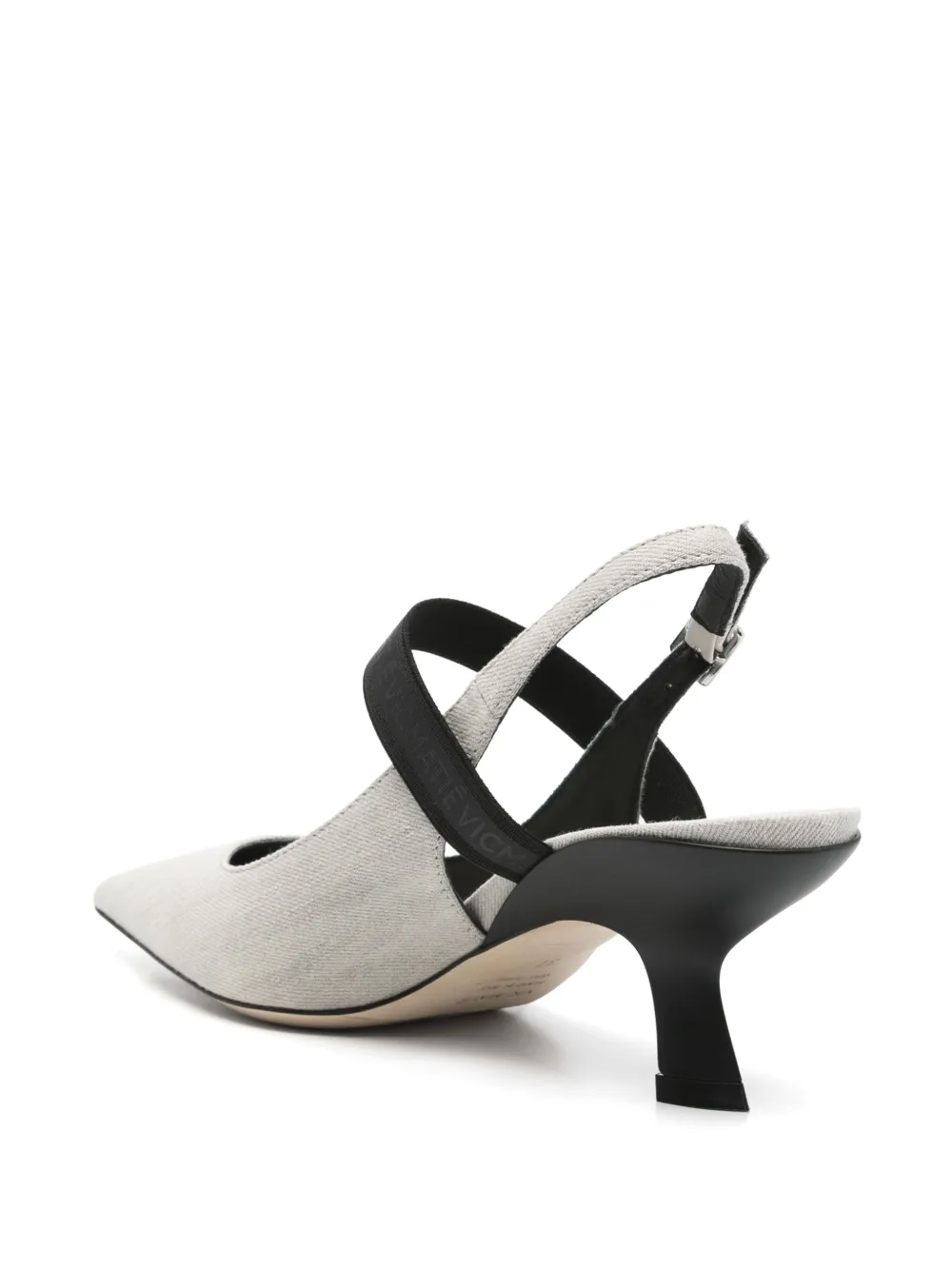 Vic Matie 70mm slingback pumps Grey