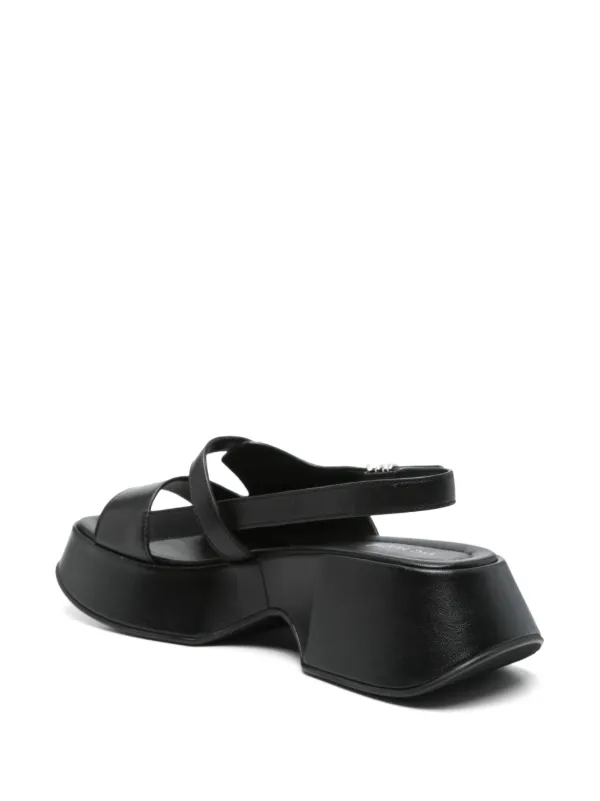 Vic Matie 50mm Mini Yoko Sandals | Black | FARFETCH