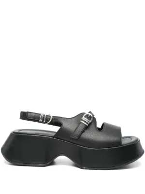 サンダル・ミュール VIC MATIE Women Sandals 3952PULP101 BLACK Vic Matie フラットフォーム サンダル | ブラック | FARFETCH JP