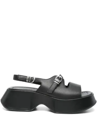 Vic Matie 50mm Mini Yoko Sandals | Black | FARFETCH