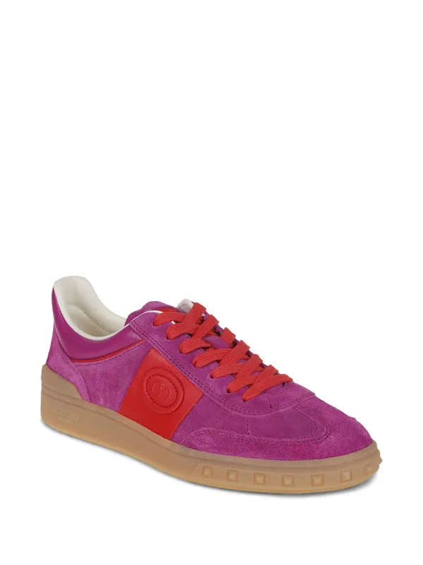 Valentino Garavani Suede Sneakers Purple FARFETCH JO