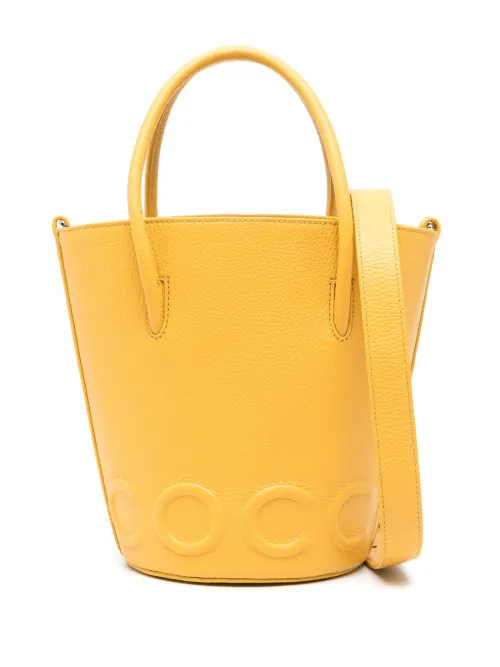 Coccinelle bob en cuir - Jaune - Coccinelle - Modalova