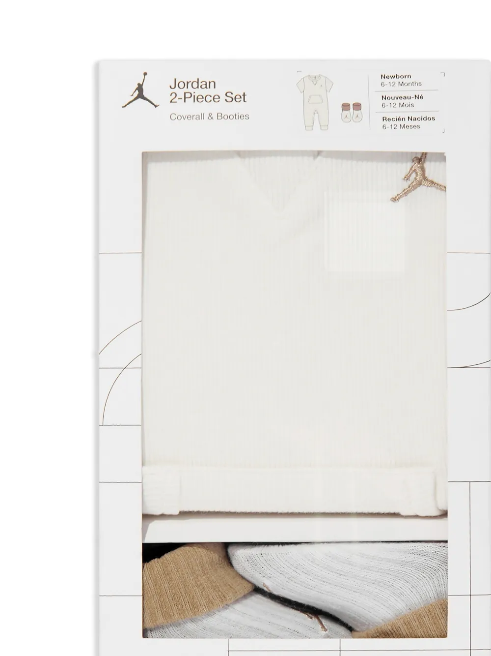 Jordan Kids Twee Jumpman babypakjes Wit