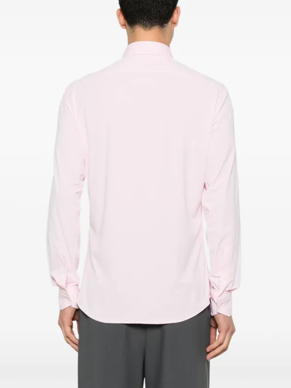 Traiano Milano Camisa Con Cuello Italiano Rosa FARFETCH ES