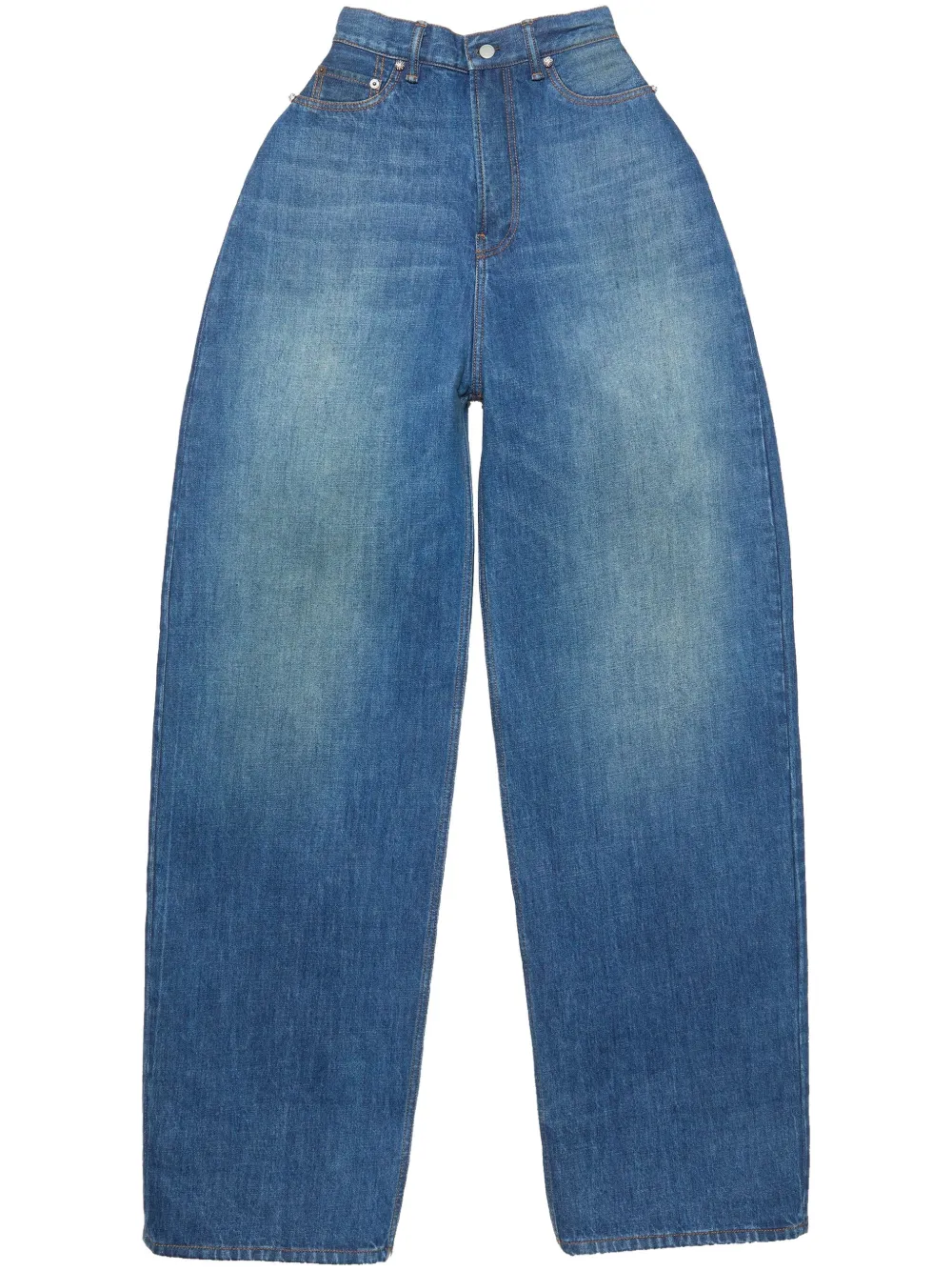 Acne Studios ハイウエスト ジーンズ - ブルー Acne Studios ハイウエスト ジーンズ - ブルー