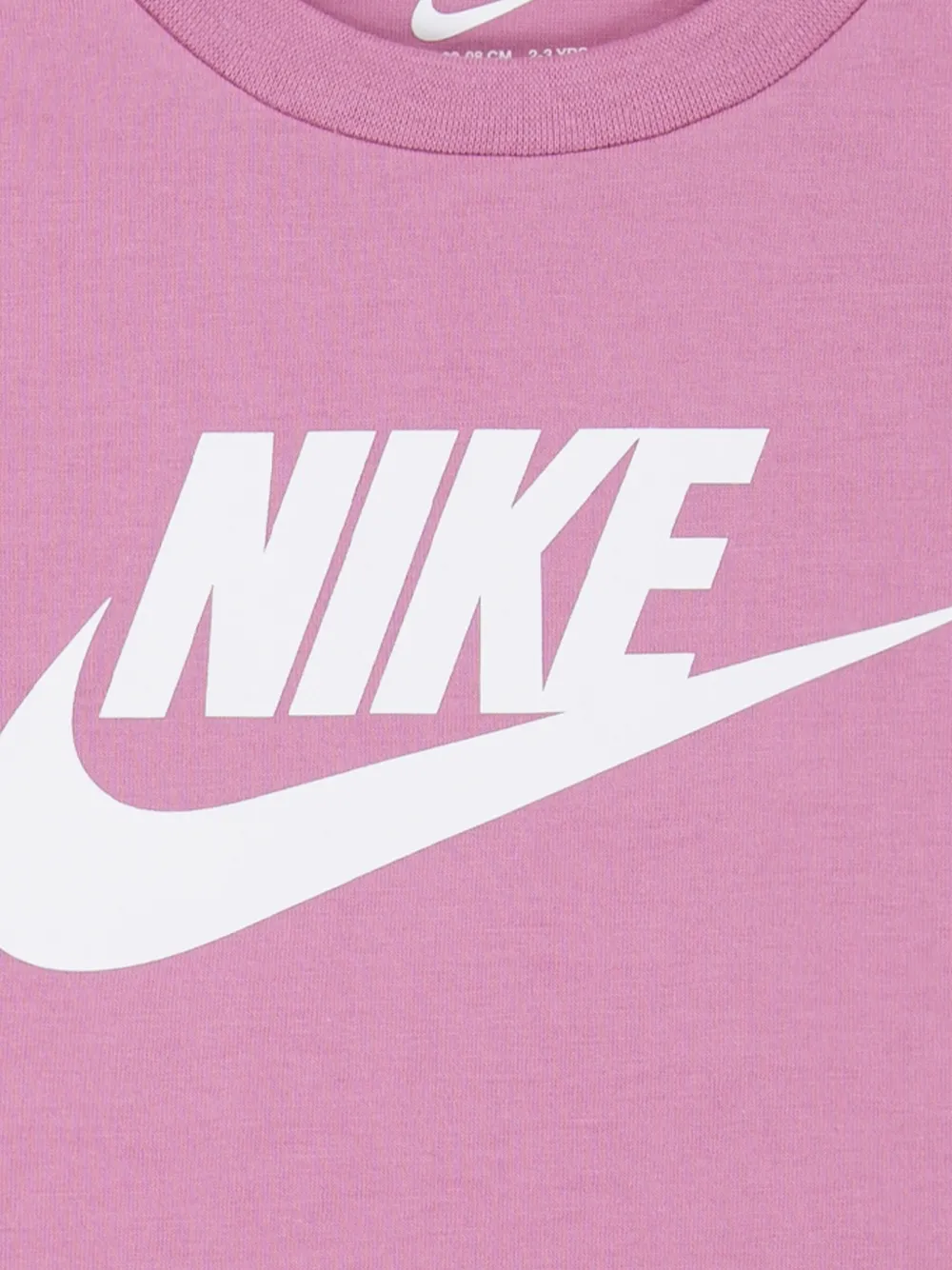 Nike Kids Top en shorts met Swoosh-print Roze