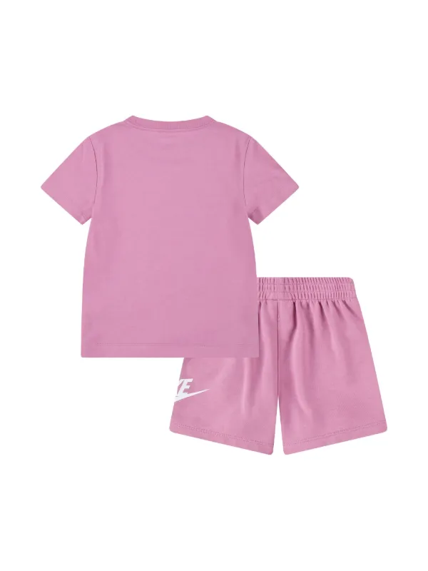 Nike Kids Swoosh-print Shorts (set Of two) Pink FARFETCH TR