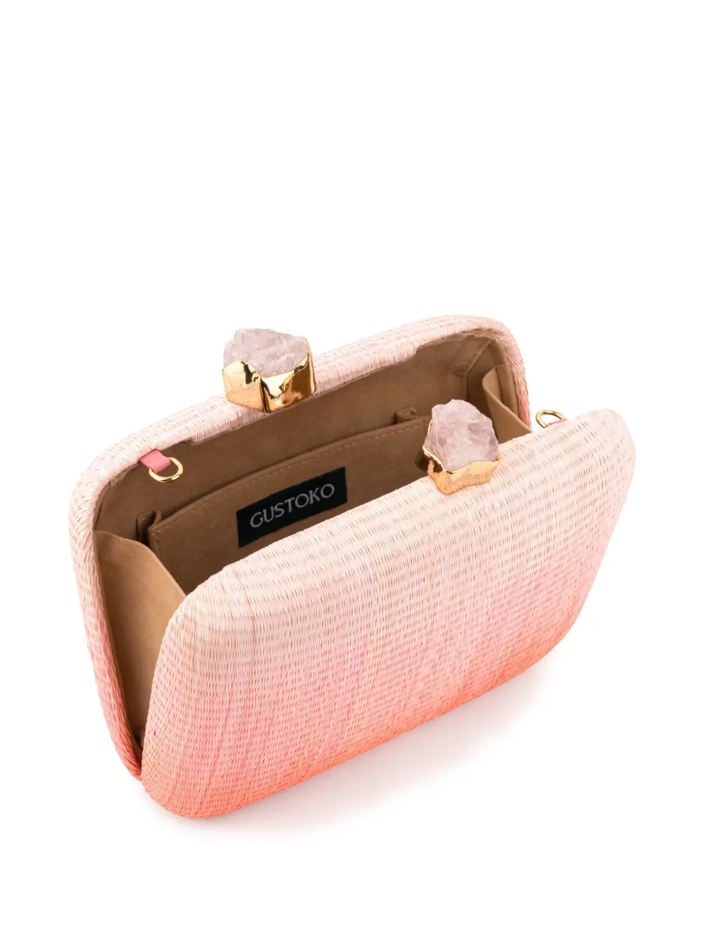 Gustoko gradient effect clutch - Roze